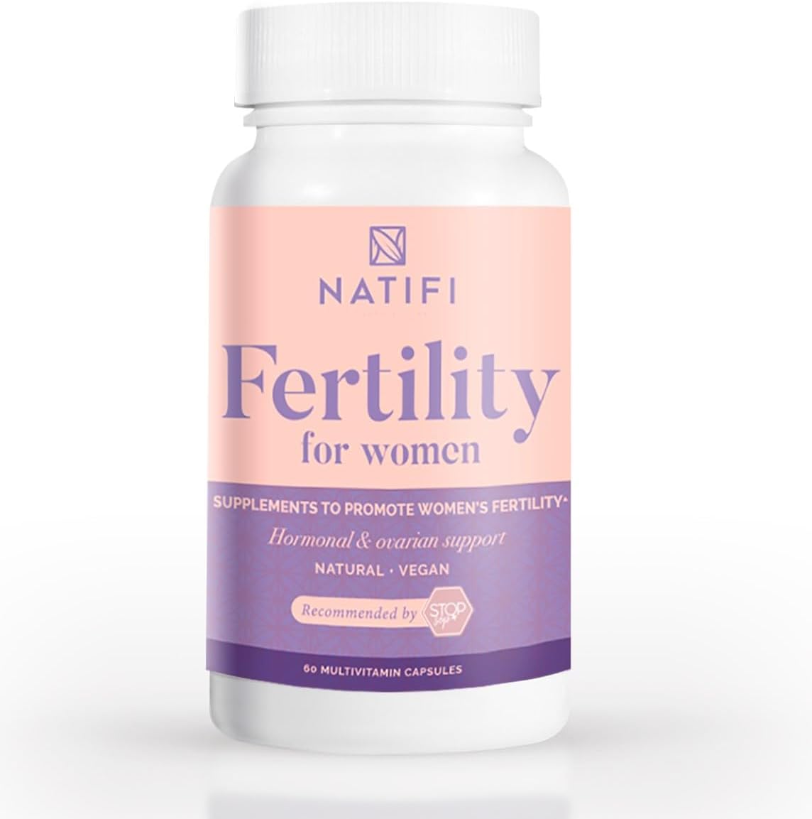 Natifi - Prenatal Vitamins Regulate Cycles, Balance Hormones, Aid Ovulation. Multivitamin for Women, Healthier Pregnancy -60 Capsules- Folic Acid, Myo Inositol, Vitex.